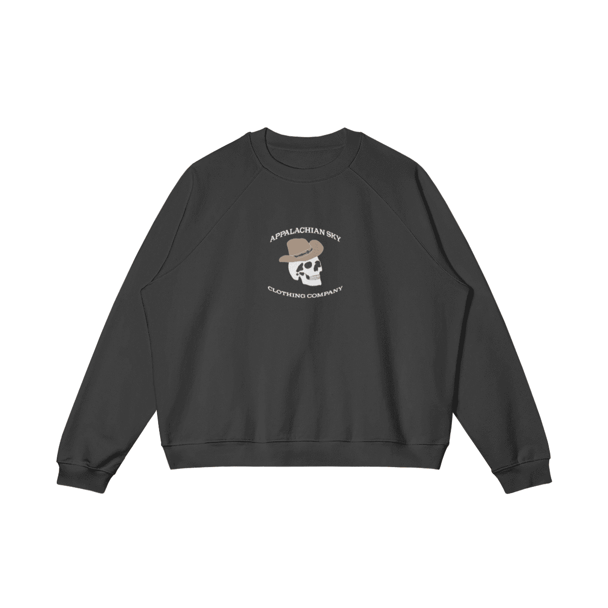 Skull Embroidered Sweatshirt