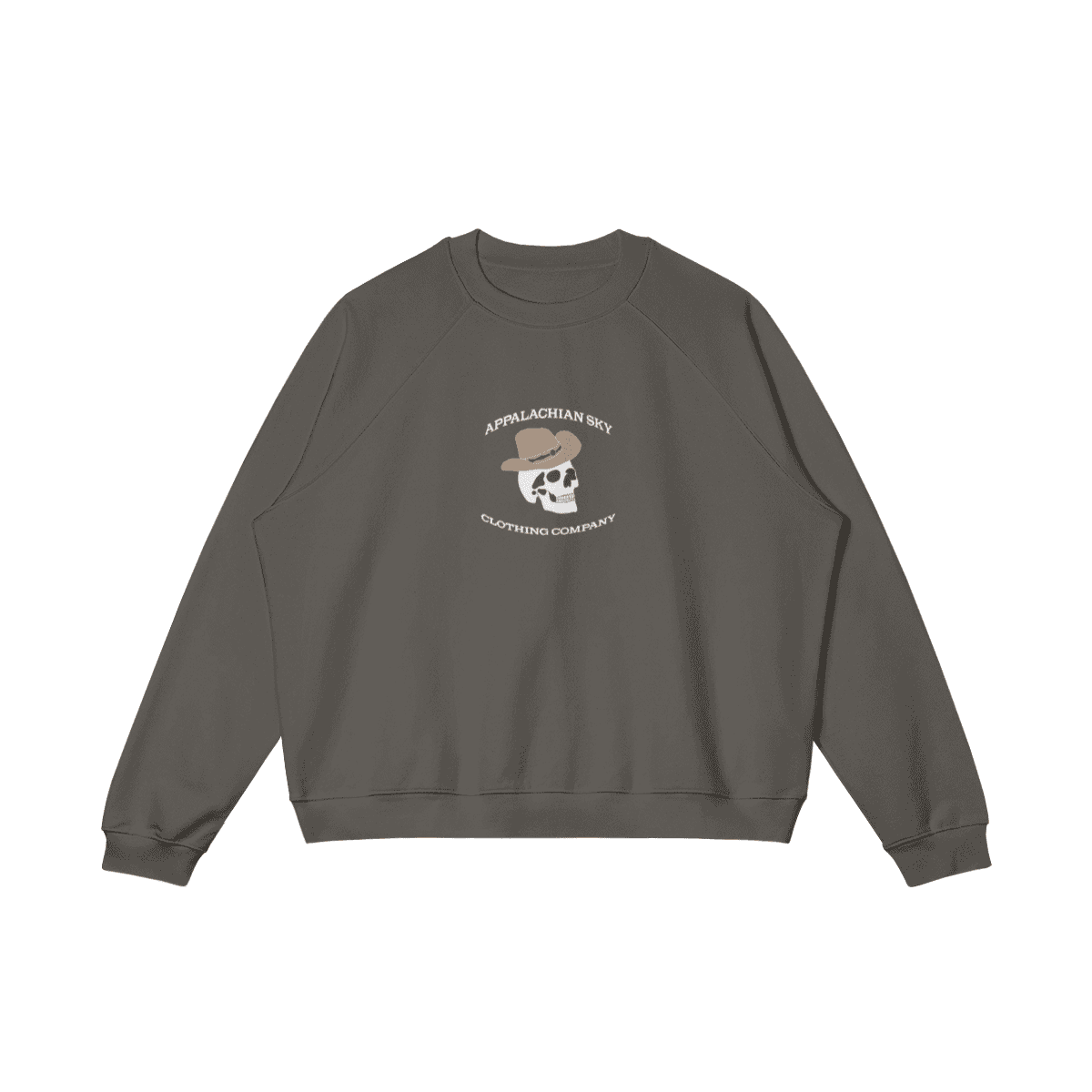 Skull Embroidered Sweatshirt