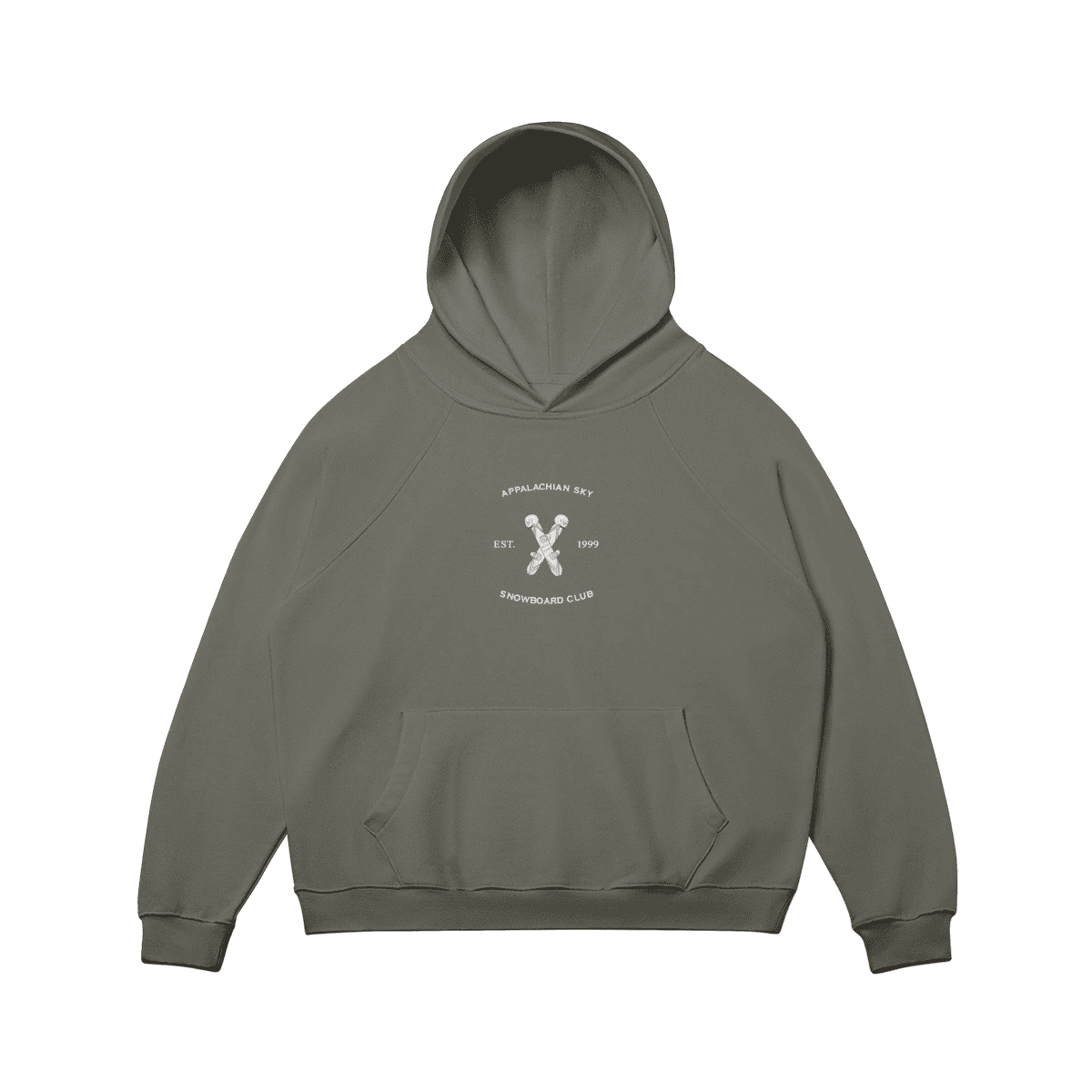 Snowboard Club Embroidered Hoodie