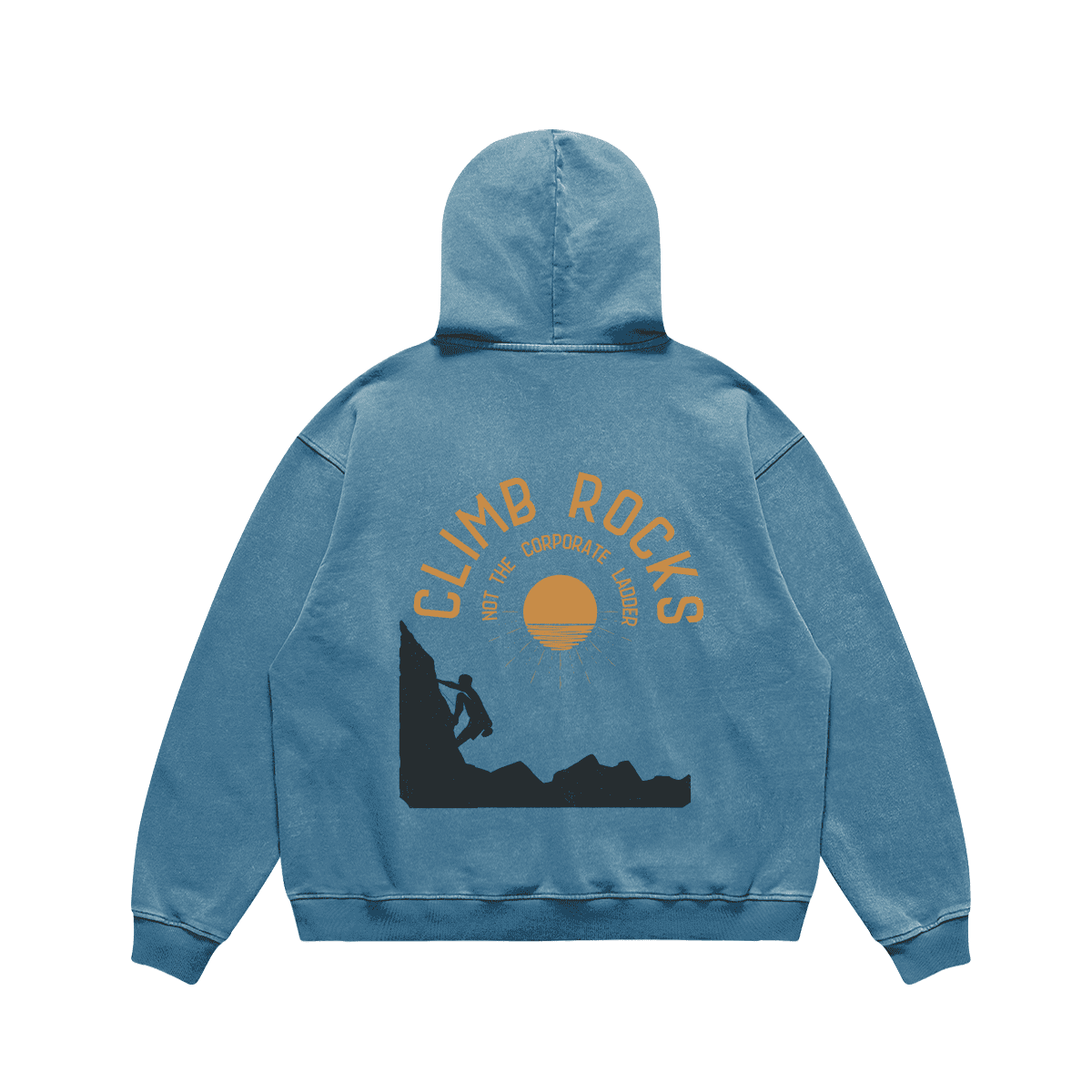 Climb Rocks Washed Hoodie