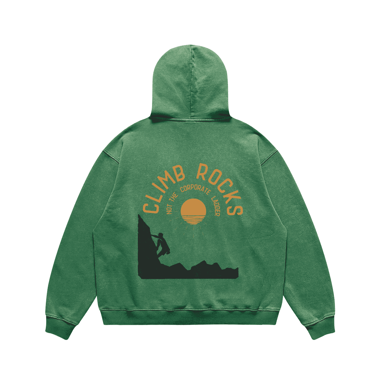 Climb Rocks Washed Hoodie